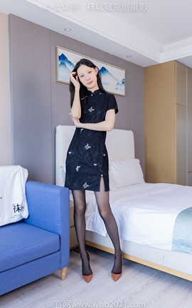 袜啵啵BoBoSocks NO.386 雪糕-高跟鞋、黑丝、旗袍_丽丝库