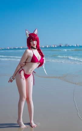 二佐Nisa-碧蓝千代田泳装_丽丝库