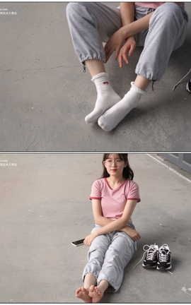 袜啵啵BoBoSocks NO.016 熊熊-斯凯奇运动鞋棉袜（踩脏）裸足[1920X1080][]_丽丝库