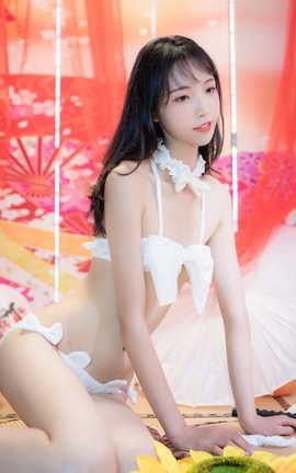 西瓜少女 -  日系棚拍白猫咪内衣_丽丝库