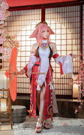 樱岛嗷一-八重神子&大象推广JK_丽丝库