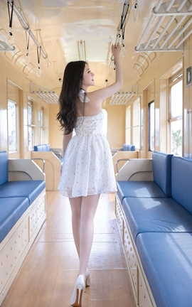 鱼子酱Fish（私拍）- 内购无水印《风吹过想你的车站》_丽丝库