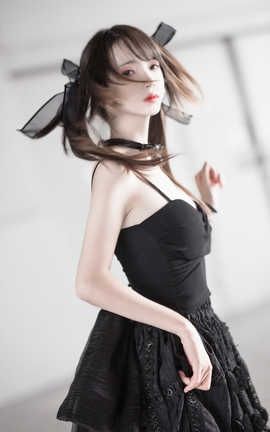 疯猫ss-漫展黑裙_丽丝库