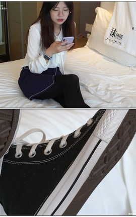 袜啵啵BoBoSocks NO.114 小甜豆-高跟鞋帆布鞋肉丝厚黑丝[1920X1080][]_丽丝库