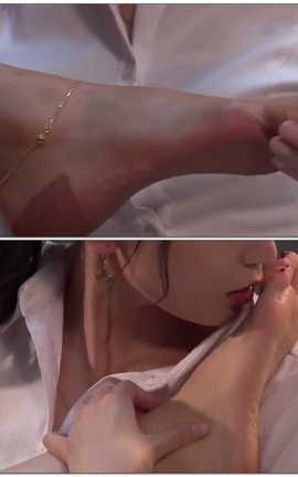 丽柜Ligui视频写真 双生花-气质白领丝足唯美同事只能屈辱舔脚 (3)[1280X520][8分26秒]_丽丝库