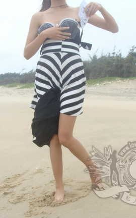 东宫b000888原创作品 海边大胆露出 NO5_丽丝库