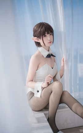 大长腿黑丝网袜兔女郎_丽丝库