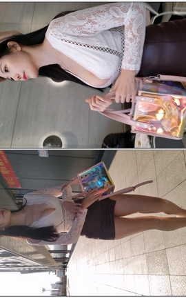 街拍 爱上陌生人--情人节快乐 part1#1[3840X2160][6分38秒]_丽丝库