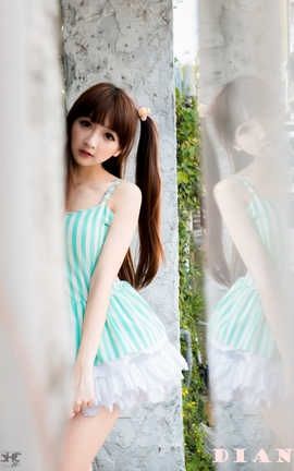 台湾网美 Wangmei 点点东海艺术街_可爱时装_南小鸟超可爱之都给点点萌就好了#0015_丽丝库