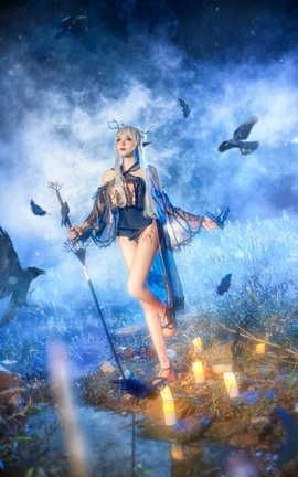 仙九Airi - 柴郡女仆&闪灵静谧午夜_丽丝库