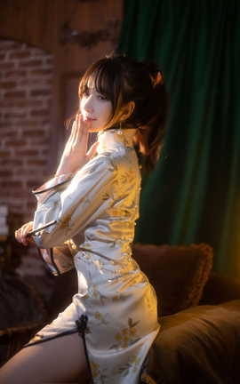 Shika小鹿鹿 杨玉环 旗袍_丽丝库