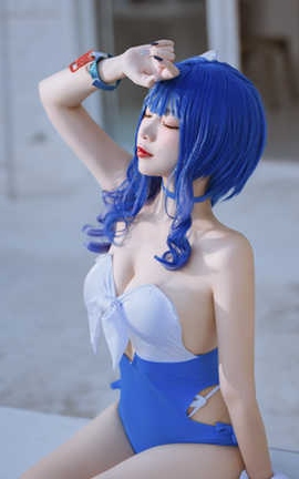 二佐Nisa 碧蓝航线-圣路易斯泳装_丽丝库