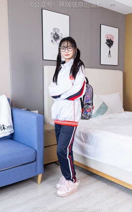 袜啵啵BoBoSocks NO.458 甜甜圈-板鞋、白棉袜、肉丝、校服裤里丝_丽丝库