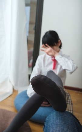 喵写真-极品学生白袜 PR15 005_丽丝库