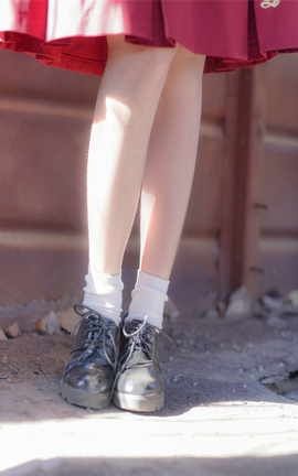 喵糖映画 VOL.444 红色JK裙_丽丝库