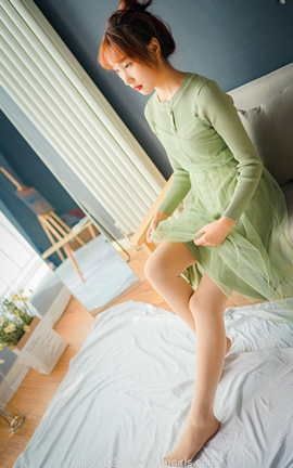 丝意SIEE NO.473 绿色莲衣裙 厚肉丝_丽丝库