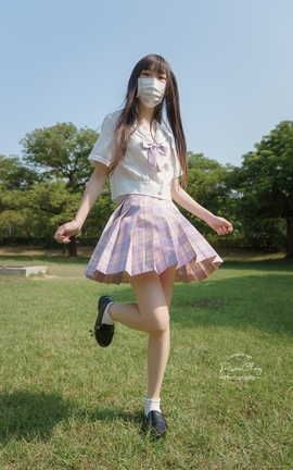 Limerence原创 NO.047 海蓝 白皙希腊脚 JK户外野餐 part1_丽丝库