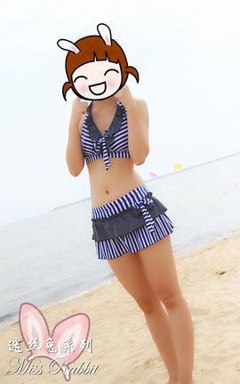 迷丝兔大尺度丝袜写真 No.2014中秋特别版 海蓝色_丽丝库