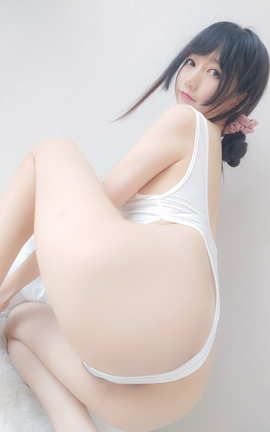 Nagesa魔物喵 白いフォーク水着_丽丝库