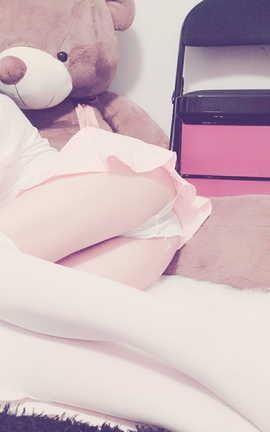 完具酱(完具小朋友)-17.09 双马尾 白色长筒袜_丽丝库