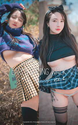 韩国写真杂志-DJAWA Yeeun Early Spring Walk in March_丽丝库