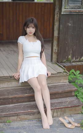 森萝财团 晴涩-01E 肉丝白裙运动服_丽丝库