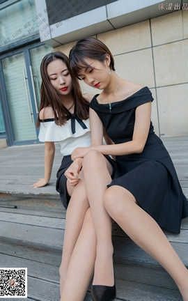 袜涩写真WS No.043 暖暖与Matilda国庆双丝大秀_丽丝库