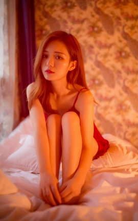 个人写真 赵欣怡-遗落红纱_丽丝库