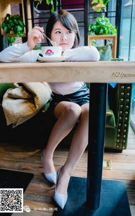 袜涩写真WS No.014 新模瑞拉咖啡店_丽丝库