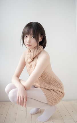 森萝财团 LOVEPLUS-004 露背毛衣80D白丝_丽丝库