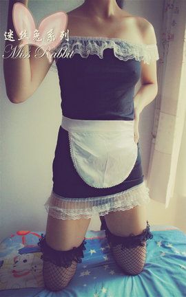 迷丝兔大尺度丝袜写真 No.063 女仆也疯狂_丽丝库