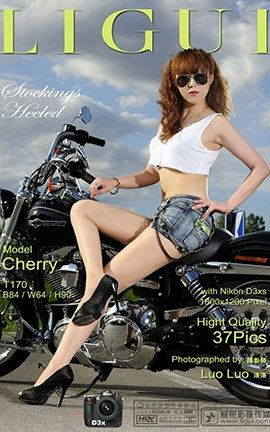 丽柜LiGui写真 2011.08.06 Motorcycle女郎 模特 Cherry_丽丝库