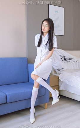 袜啵啵BoBoSocks NO.196 稚予-高跟鞋、白丝小腿袜、肉丝（脚尖微加固款）、护士装_丽丝库