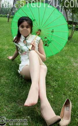 王朝贵足 No.276 lily雨后荷叶伞诱人美腿系列_丽丝库