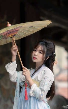 台湾网美 Wangmei 琳琳鹿港古装后里时装#0093_丽丝库