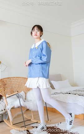 袜啵啵BoBoSocks NO.093 小甜豆-贝壳头厚白丝_丽丝库