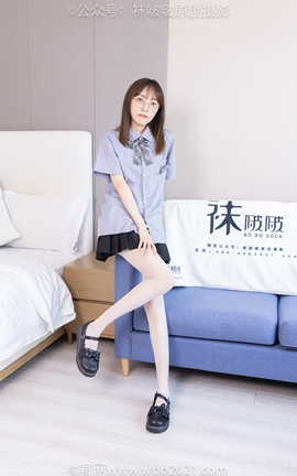 袜啵啵BoBoSocks NO.460 稚予-JK制服、皮鞋、帆布鞋、薄白丝_丽丝库