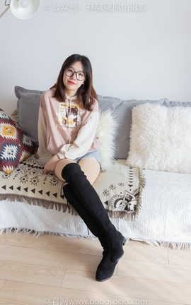 袜啵啵BoBoSocks NO.218 小甜豆-长靴、厚肉丝（花絮版）_丽丝库