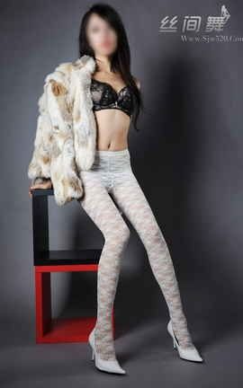 丝间舞 原创个人丝袜摄影 NO.394 原装进口全蕾丝白色连裤袜_丽丝库