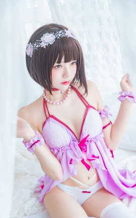 桜桃喵 加藤惠 小睡裙_丽丝库