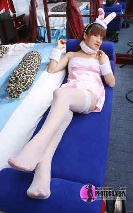 上海炫彩丝袜写真 No.3 萝莉_白丝美兔_02_丽丝库