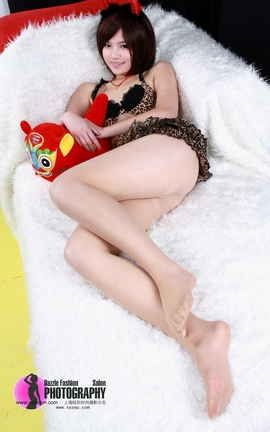 上海炫彩丝袜写真 No.049  阳阳_可爱豹纹_03_丽丝库