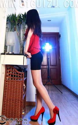 王朝贵足 No.2011.06.23 叶子红衣套裙高跟肉丝系列_丽丝库