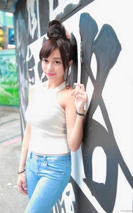 台湾网美 Wangmei Rosa 方雯 西门时装外拍#0008_丽丝库