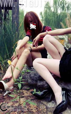 王朝贵足 No.146 糖糖可儿连身黑裙户外清纯丽人系列C