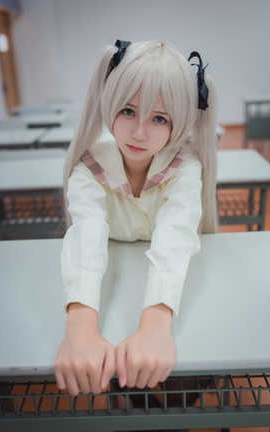 白金Saki - 五更琉璃-校服_丽丝库