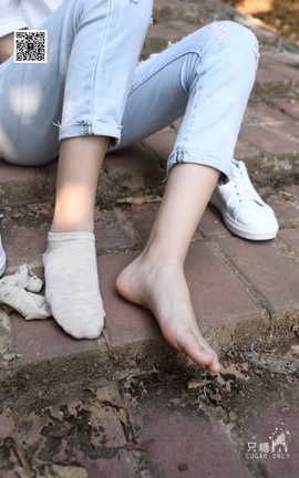 只糖棉袜 VOL.052 嘉琪 林间小白鞋_丽丝库