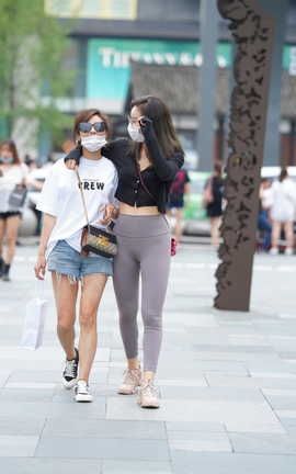 精选街拍作品 NO.0785 视觉冲击街拍作品 有点活泼_丽丝库