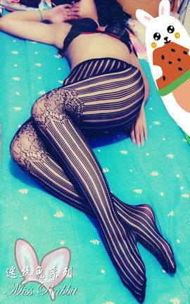 迷丝兔大尺度丝袜写真 No.038 雕花镂空的诱惑_丽丝库