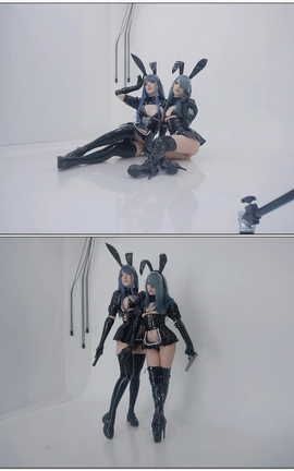 CandyBall Latex Bunny Twins#2[1920X1080][59秒]_丽丝库